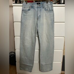 Forever 21 Men's Sky Blue Straight Jeans